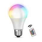 E26 E27 RGBW 色インテリジェント LED スマート Led ライトの Rf リモート制御光