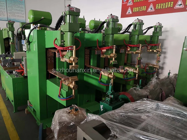 Vertical Automatic Welding Machine Spot Welding 50 Kva Multipoint Spot