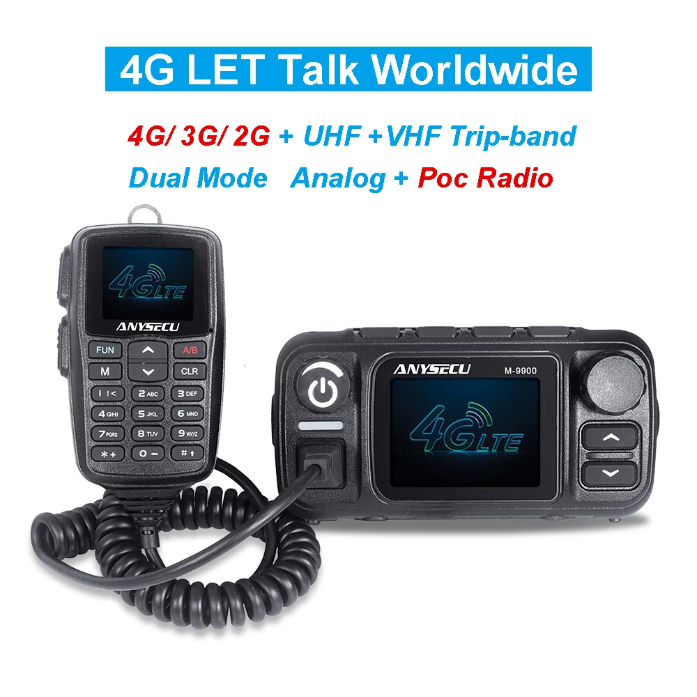 Anysecu M-9900 Walkie Talkie Long Range With GPS Function Ham Radio ...