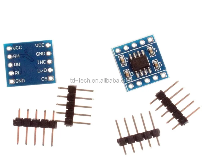 Taidacent 100 Digital Programmable Resistors To Adjust Bridge Balance Potentiometer Board X9c104