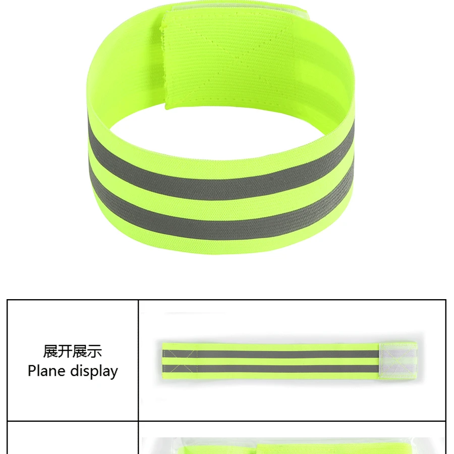 Adjustable High Reflective Elastic Band Running Cycling Reflective Belt ...