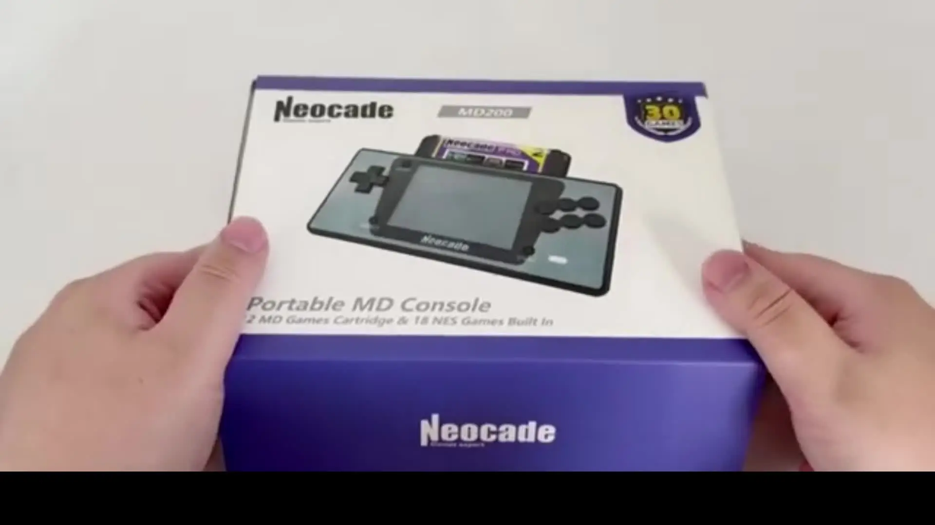 Neocade Retro Handheld Console – 30 Games, 3.5