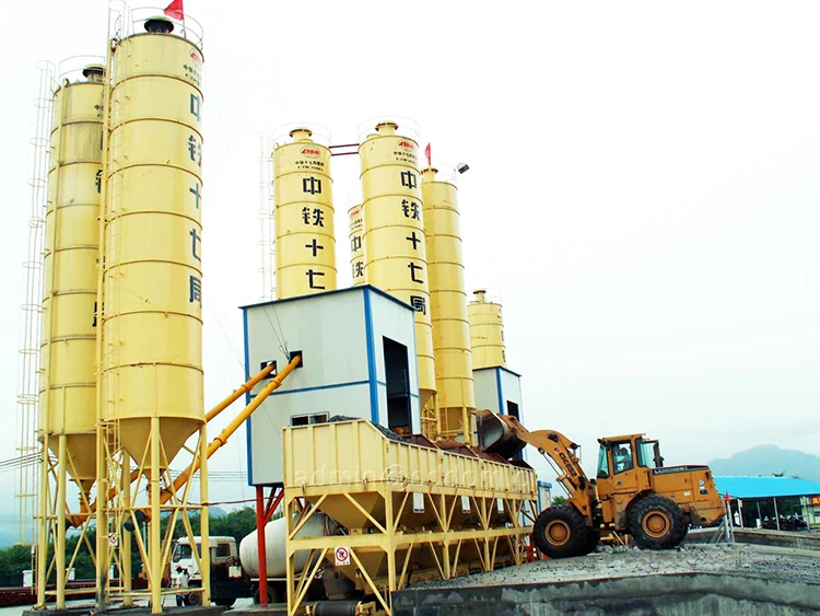 hzs concrte mixing plant 4