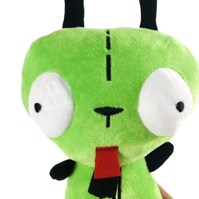 20cm 3d Eyes Green Alien Invader. Zim Jill Dog Plush Toy Soft Stuffed ...