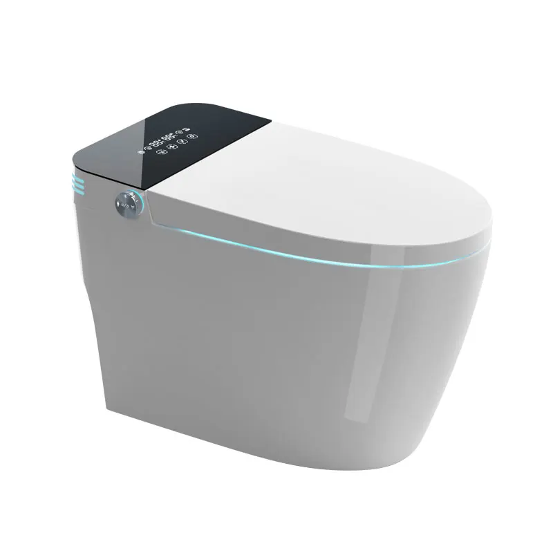 Modern Intelligent Smart Toilet with Heated Seat Warm Air Drying S-trap ...