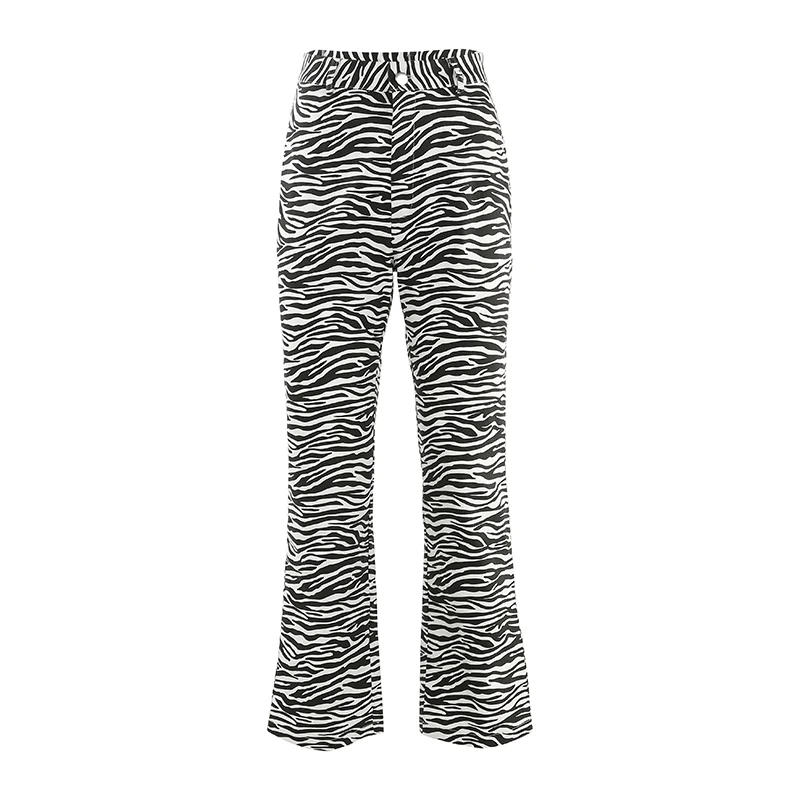 pink zebra print trousers