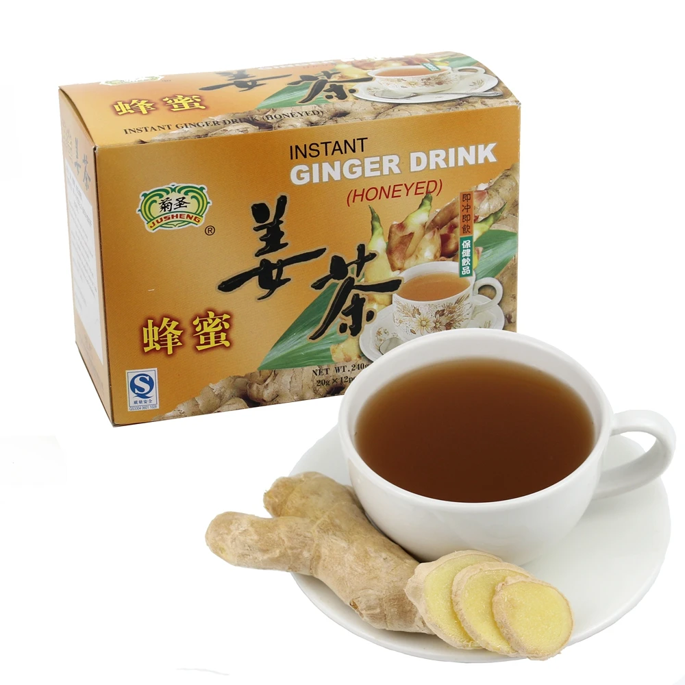Ginger Tea With Honey '18gx10sachets/box Honey Ginger Tea With Brown