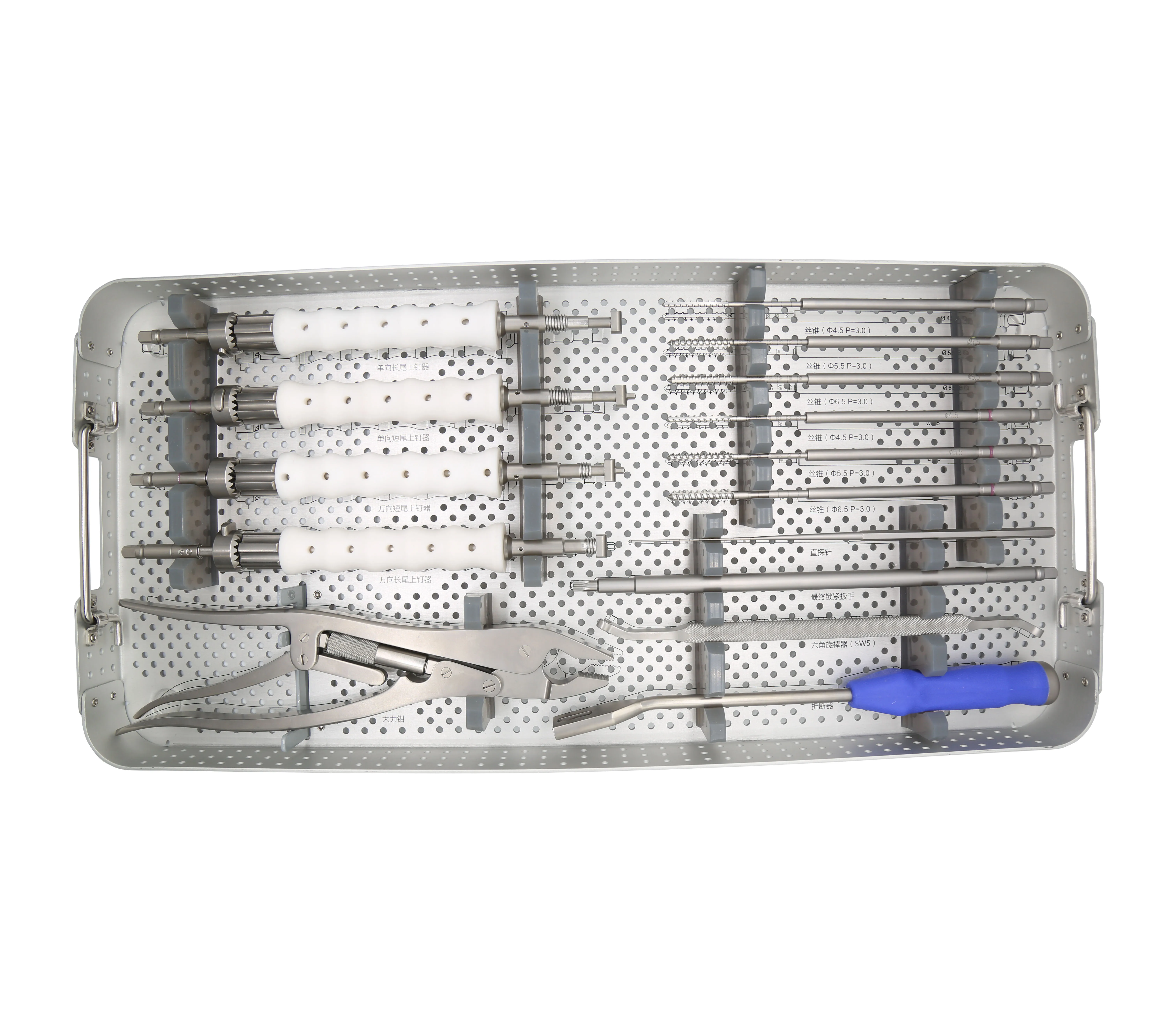 
Orthopedic Surgical Instruments Spinal Posterior Thoracic Pedicle screw system Thoracolumbar Plate System Spine Instrument Set 