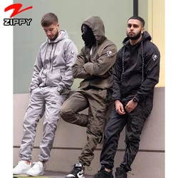 Custom jogger sweatsuit vendors luxurious tracksuit oem zipper track suit polyester windbreaker tracksuits track suits with hood