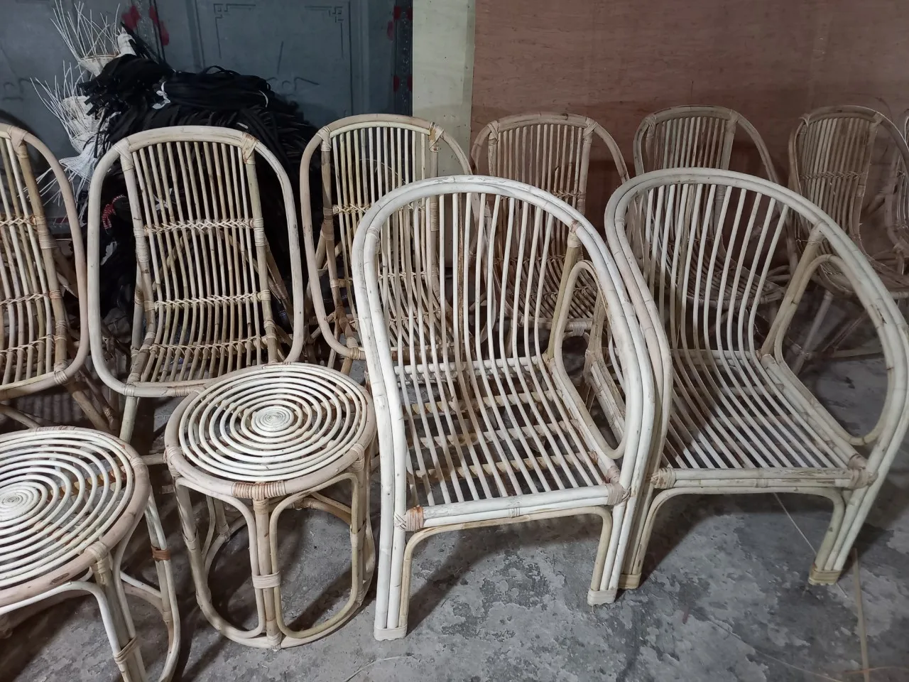 Hot Sell Bamboo Cane Chair Rattan Chair Garden Chair Outdoor Furniture