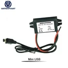 車フォークリフトバスミニ USB dc dc ステップダウン電話充電器 24v dc に 5vdc 3a 12v に 5 5v ミニ usb