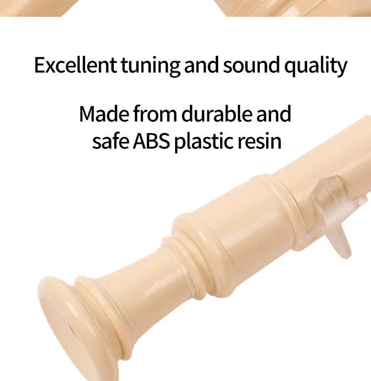 Qimei QM8A-6G ABS Professional Soprano Recorder Instrument 8 Hole