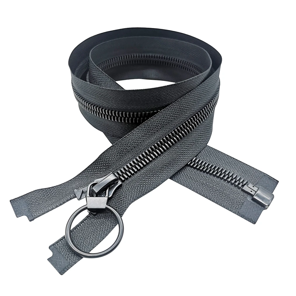 Plastic Teeth Zipper For Garment Open Or Close End Resin Zipper Of Bags