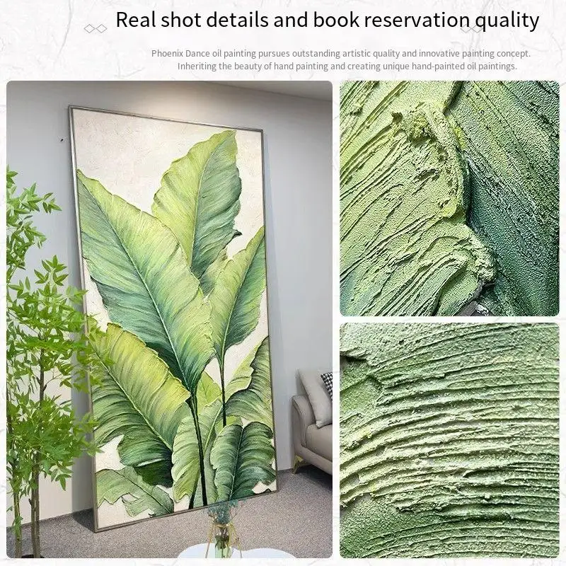 Dafen Village Oil Painting Entrance Decoration Painter Daye Hand Drawn Oil Painting Corridor Texture Painting Hd5174ac8b7a04aa19960374c2011e128n