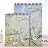 Best seller amazon 8K/ a4/ a3 Easy to lead back upset Coloring Book / sketch book Printing customized Spiral Sketchbook