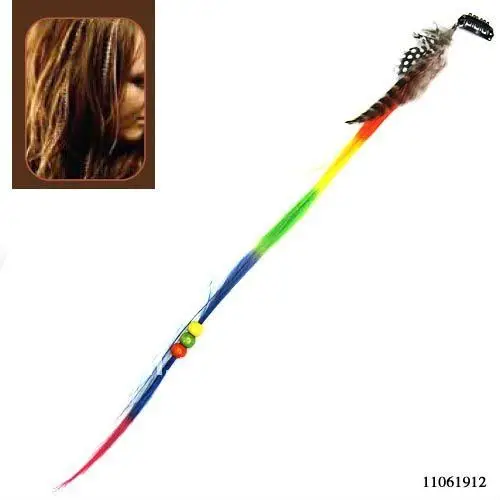 Synthetic Grizzly Feather Extension In Different Colors Buy Grizzly