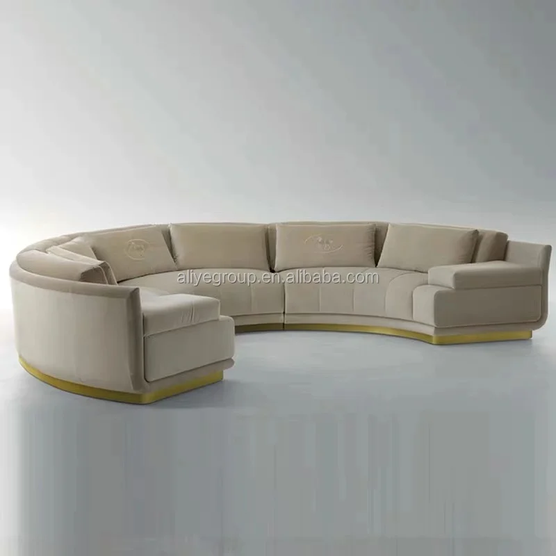 Italy Brand Half Round Sofa For Living+room+sofas Buy Fabric Sofa Set,Big Lounge Corner Sofa