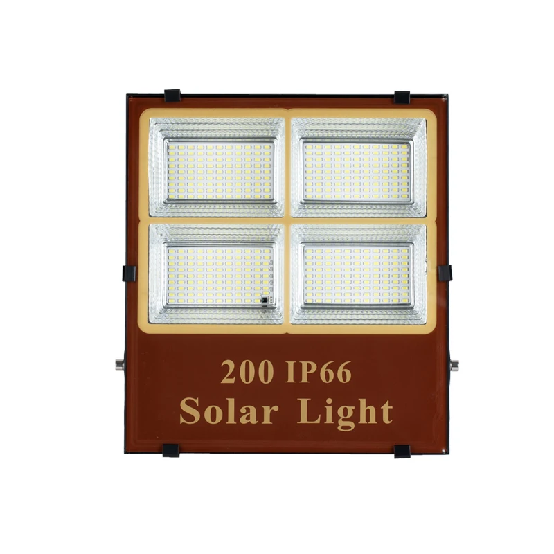Aluminum 300w Solar Flood Light Outdoor Solar Led Flood Light High Lumen Alloy Lighting and Circuitry Design 10000 150 IP65 ROHS