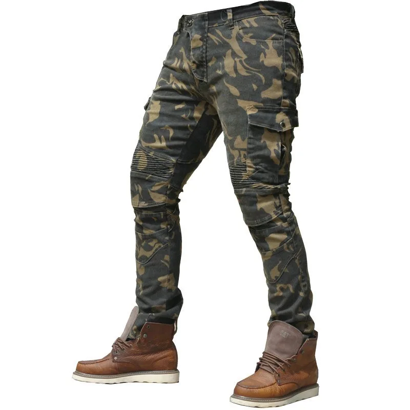 mens camo motorcycle pants