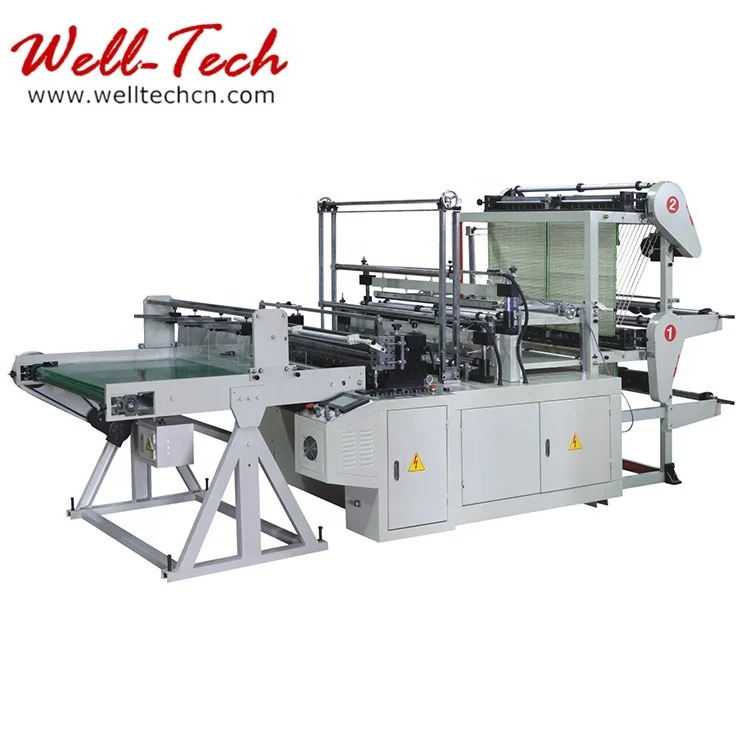 Plastic Pe Ldpe Hdpe Bags Bottom Sealing Cutting Machine Polythene