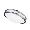 USA inventory round led ceiling light fixture 10 12 14 16 18 inch flush mount lamp Double ring ceiling light