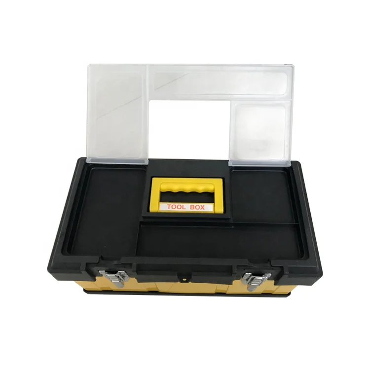 22 inch hard plastic tool storage box with removable parts-3