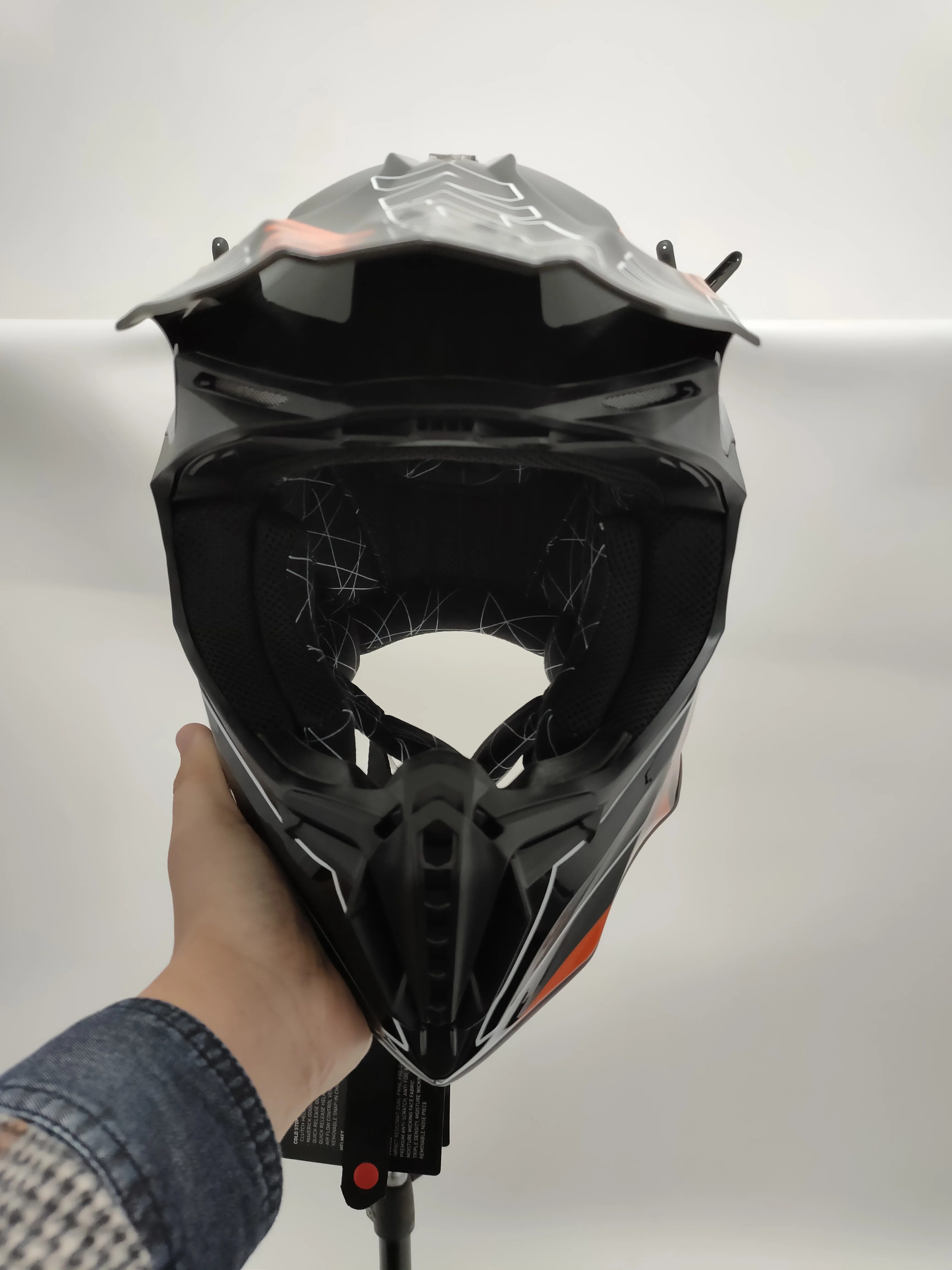 Off Road Dirt Bike Mt Helmet Dual Sport 