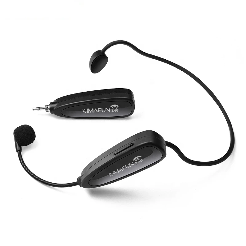 
microfono inalambrico 2.4GHz wireless headset microphone/mike for megaphone amplifier speaker wifi hidden microphone 