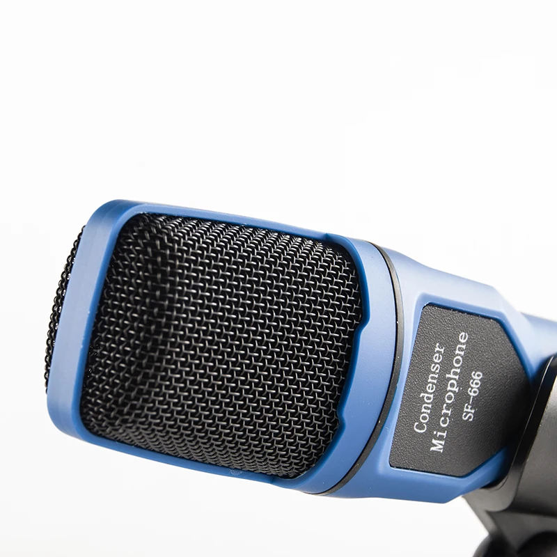 Musicsound Blue Sf666 Desktop Condenser Studio Microphone With Stand 3