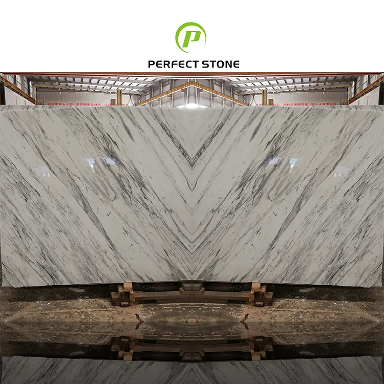 Carrara White Marble Stone Slab Natural Stone Interior Wall Tile White Marble for Countertop factory