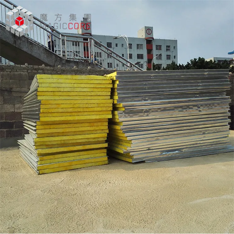 Fireproof Glass Wool Sandwich Pane Insulation Lebanon Sandwich Panels