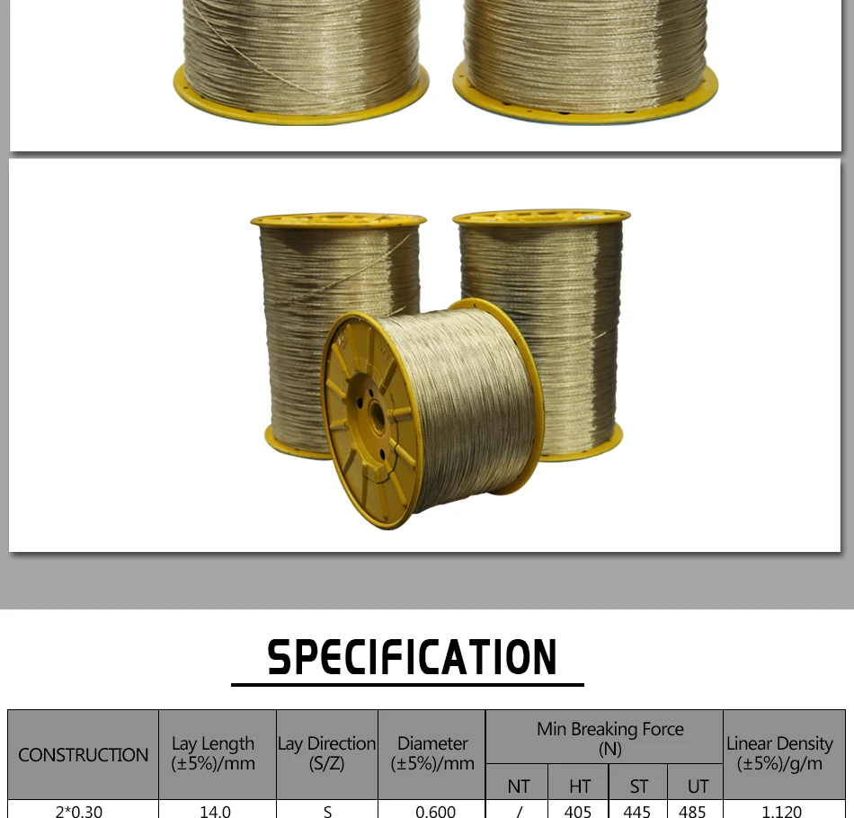High Tensile Brass Coated Steel Wire Market Price Tyre Steel Cord For