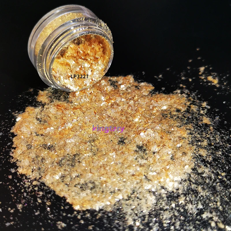 化妆品原料色彩云母粉魔法珍珠化妆颜料用于塑料树脂漆指甲油全息银色
