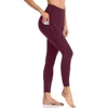 Yoga Pants women Tights leggings Sports leggings With Pockets Running clothes Female Fitness Knee Cut Out legging