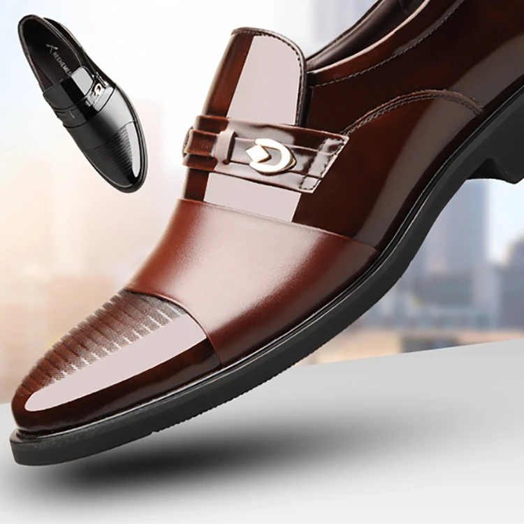 Fashion classic outdoor flats male winter gents leather genuine dress shoes