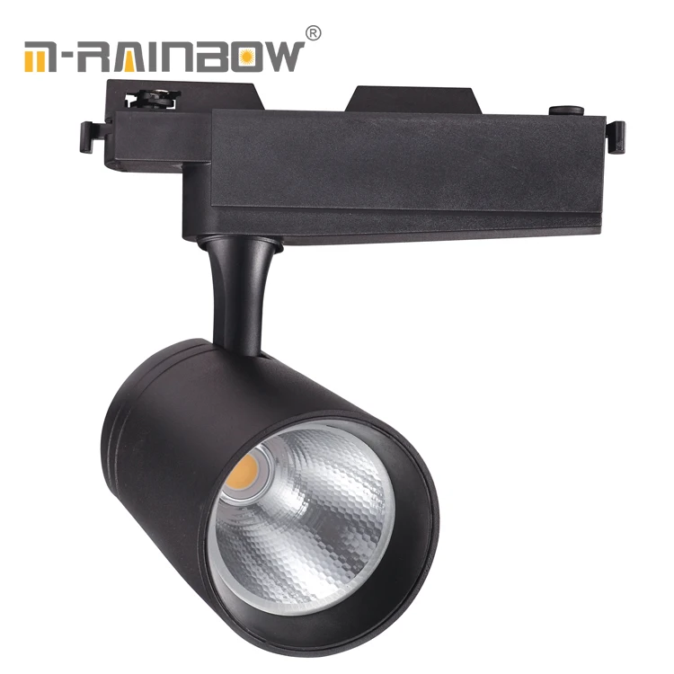 wholesale 2wires 15w cob adjustable track spot lights for indoor shopping malls