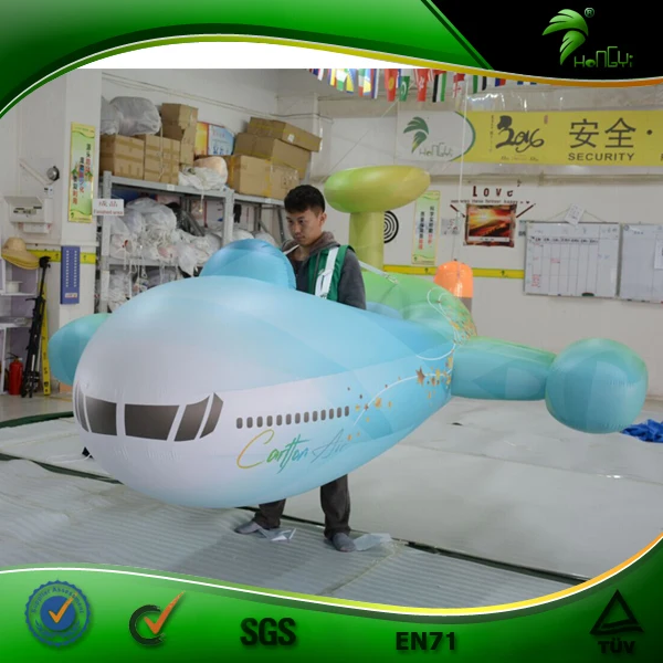Blow Up Inflatable Airplane Hongyi Inflatable Pool Toy Giant Inflatable