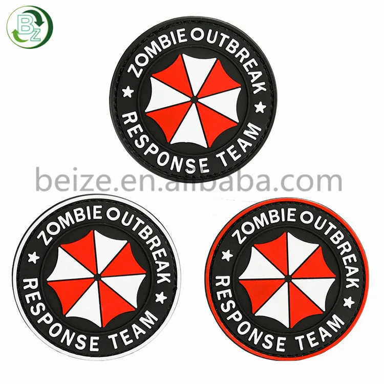Zombie Outbreak Response Team Umbrella PVC Airsoft Patch Green 