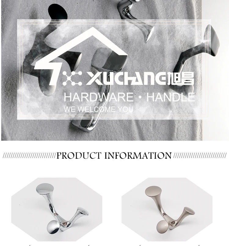 Wenzhou Xinxuchang Fashion Top Quality Unique Cast Metal Zinc Alloy Pearl Nickel Hook Coat Kitchen Towel Holder Peg