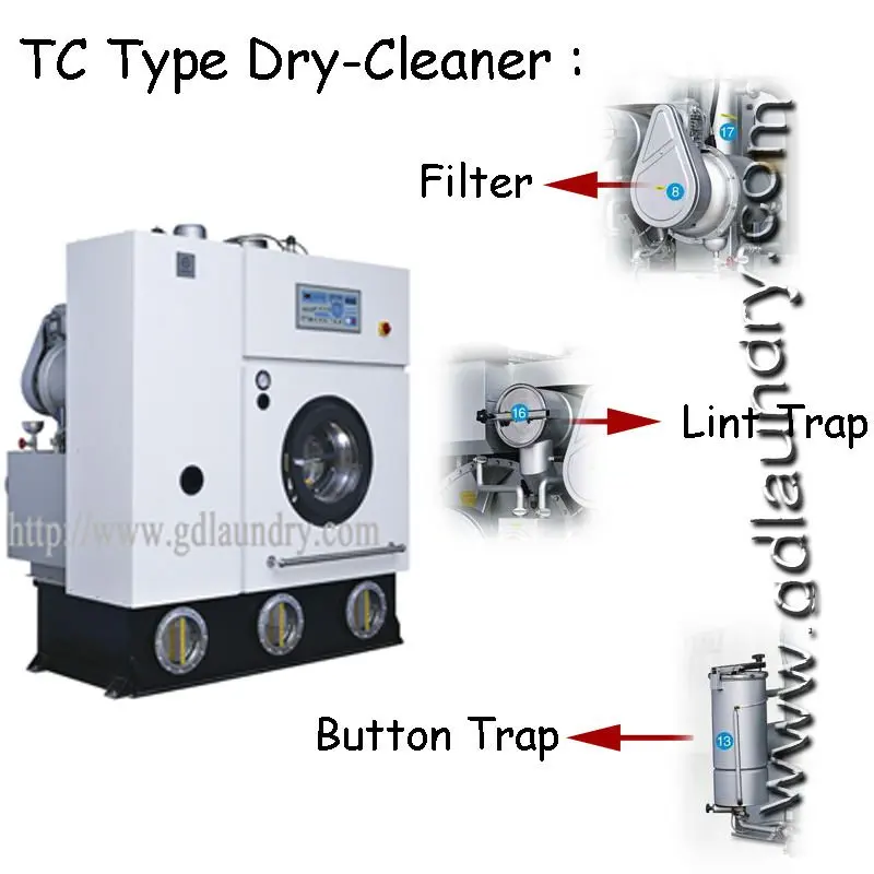 10kg electric heating dry cleaning machine-laundry machine