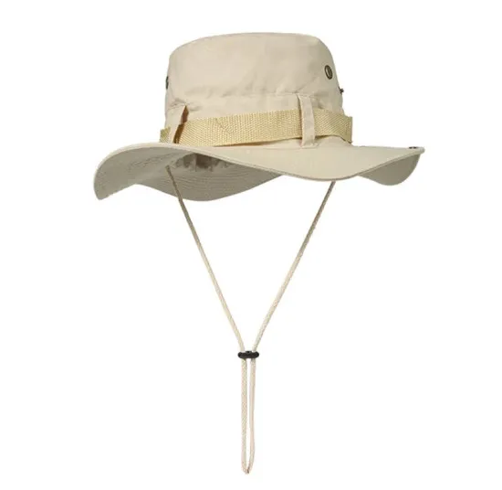 Factory Direct High Quality Fisherman Hat Flat Top Bucket Hats With