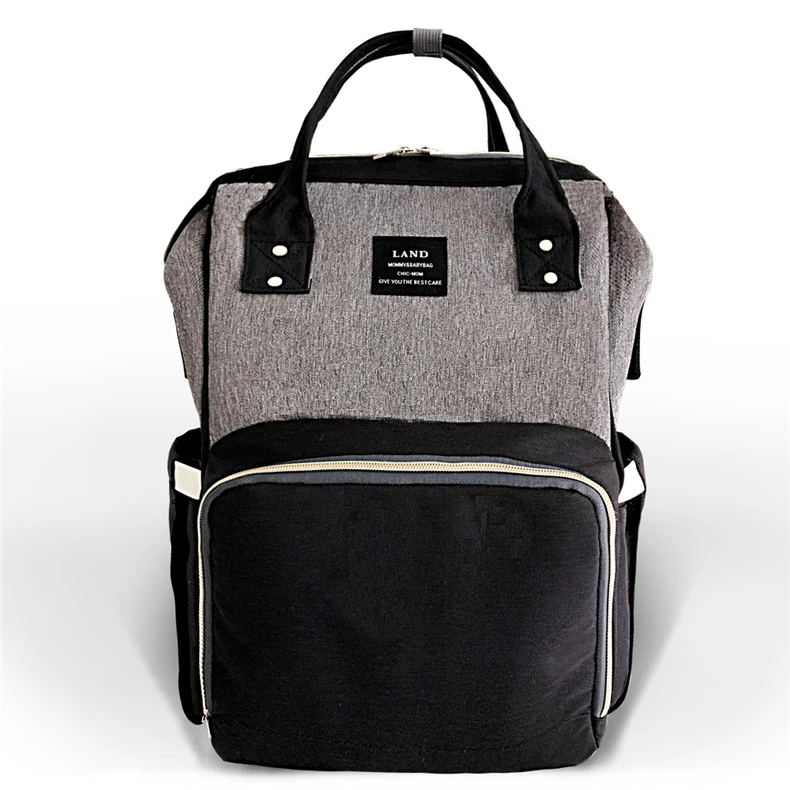 

Landuo Mommy Large Capacity Travel Backpacks waterproof mom bag Nappy bag solid color backpack Diaper Bags MPB01