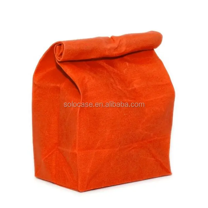 Vintage Waxed Canvas Insulated Cooler Bag