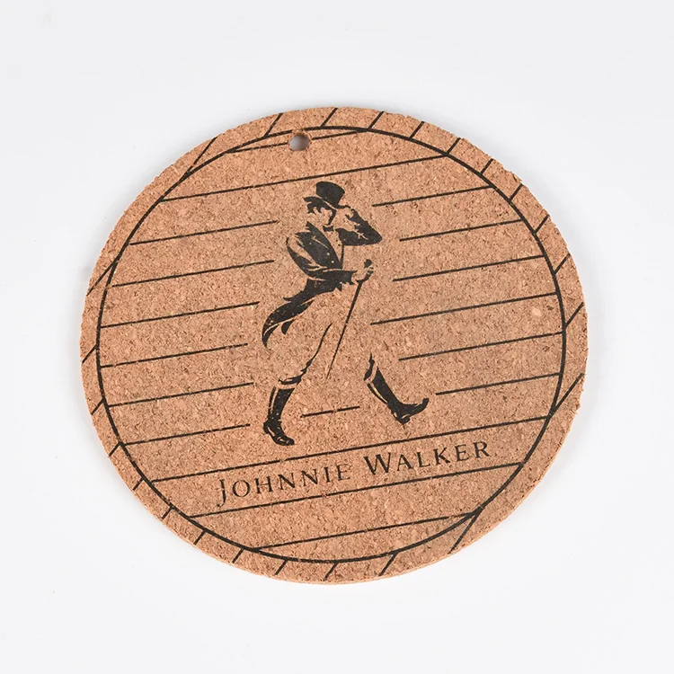 wholesale water absorbent coasters biodegradable Popular pure cork coaster