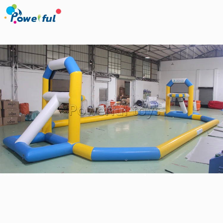 Inflatable water basketball filed court waterpark floating tv sport games