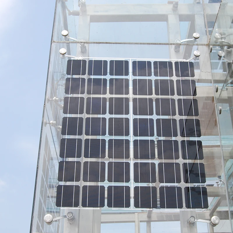 Rixin Bifacial Solar Cell Poly Laminated Pv Module Glas Glas Solar