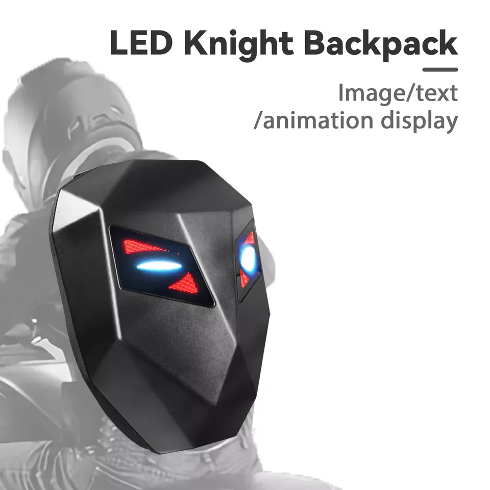 Led Knight Backpacks Acks Black Waterproof Polyester Fasportsunisex