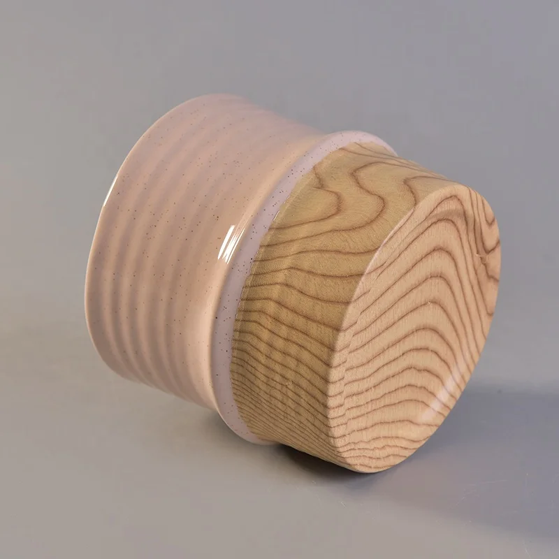 Unique ceramic scented votive candle jar customized candle holders wedding centerpieces use