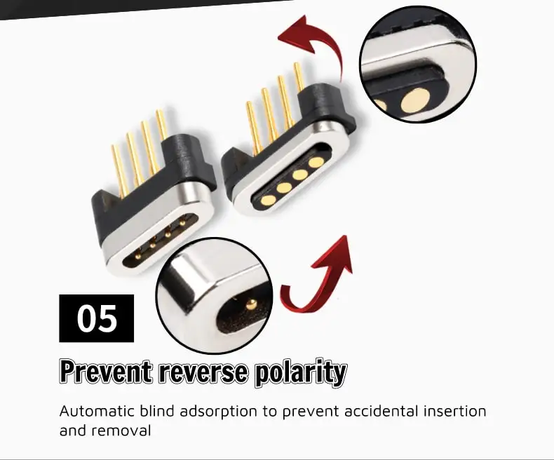 Hytepro Pogo Pin Usb Connector Straight 4pin Data Contactor