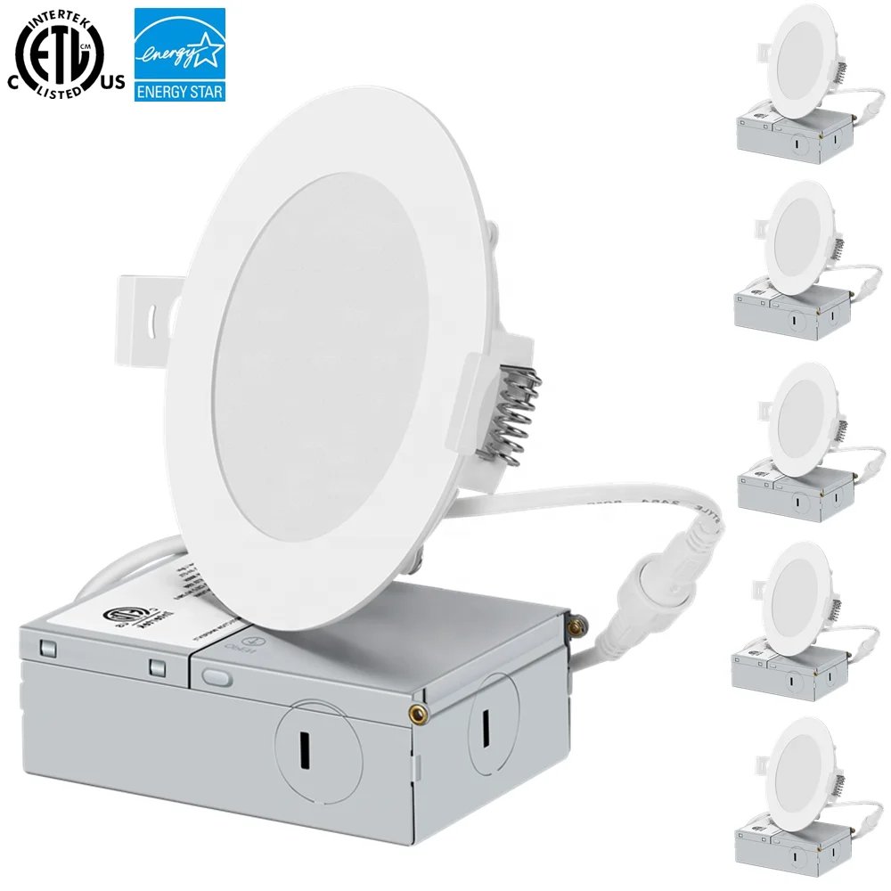 Shenzhen Manufactory ETL Listed 4'' 9W Recessed LED Ultra Slim Panel Light